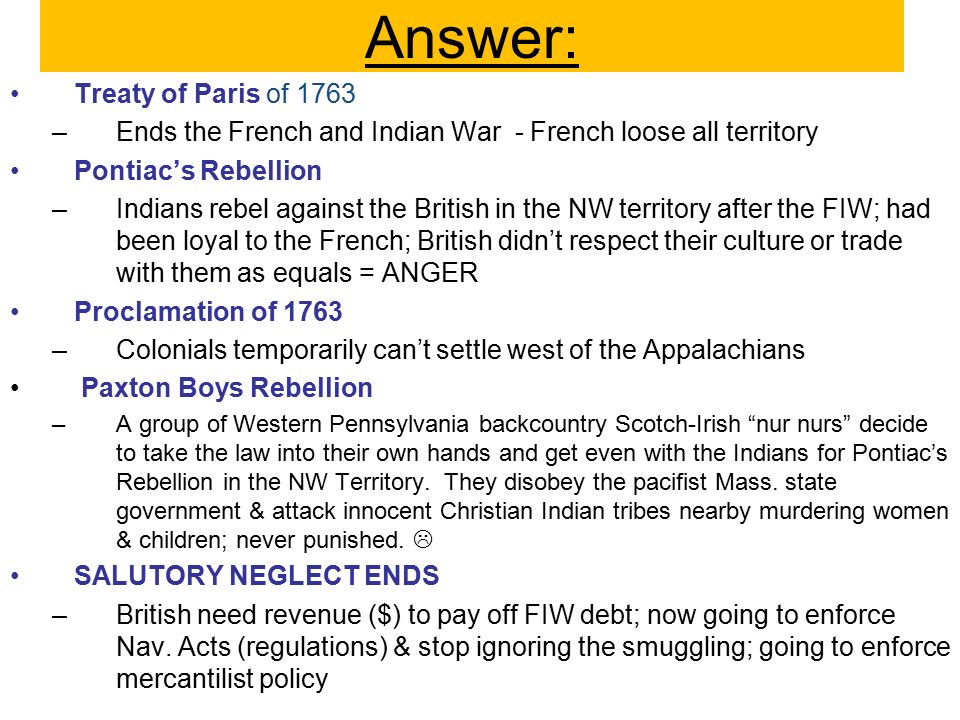 Describe the British policy of Salutary Neglect and the American colonists' reaction to it?